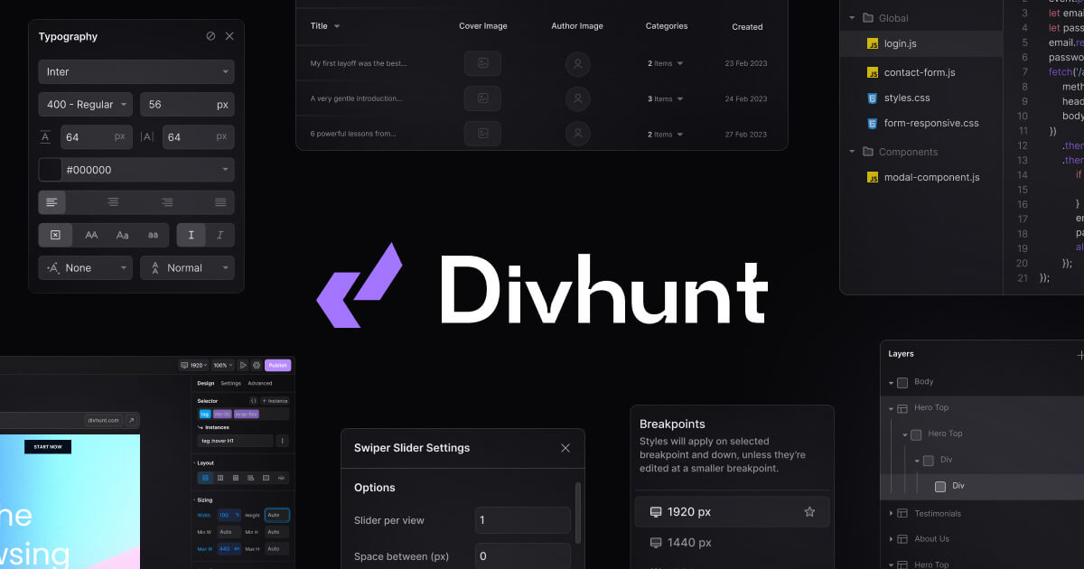 Divhunt | Launchpad
