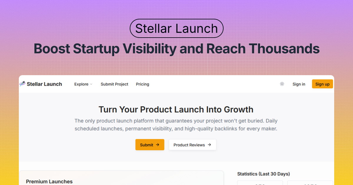 Stellar Launch | Launchpad